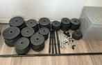 Complete Halterset - 117,5kg, Ophalen, Halterset