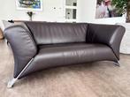 Prachtige Rolf Benz RB 322 2-zits bank - bruin leer, Huis en Inrichting, Banken | Bankstellen, Ophalen, Gebruikt, Moderne designbank