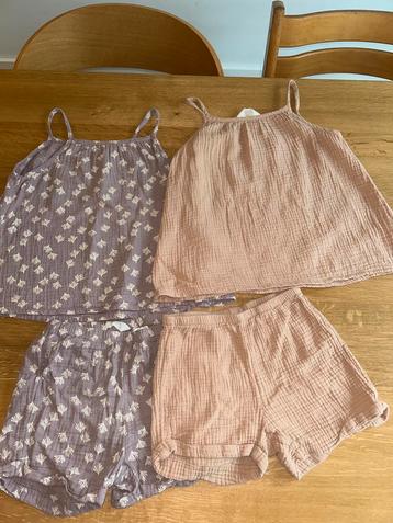 2x luchtige H&M zomerpakjes – maat 122 beschikbaar voor biedingen