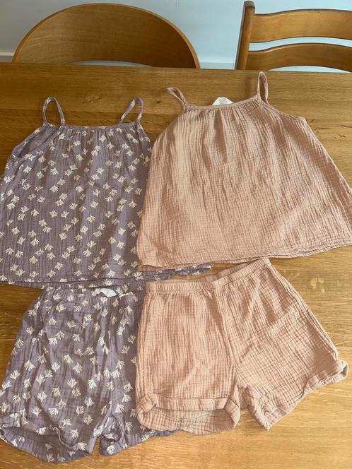 2x luchtige H&M zomerpakjes – maat 122, Kinderen en Baby's, Kinderkleding | Maat 122, Zo goed als nieuw, Meisje, Setje, Ophalen of Verzenden
