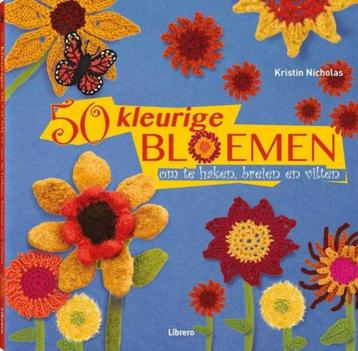 50 kleurige bloemen om te haken en breien beschikbaar voor biedingen