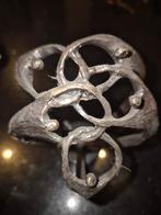 Bronzen beeld, Sieraden, Tassen en Uiterlijk, Ringen, Ophalen of Verzenden, Zilver, Dame of Heer