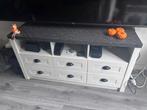 Tv meubel, Huis en Inrichting, Ophalen, 100 tot 150 cm, Zo goed als nieuw, Met lade(s)