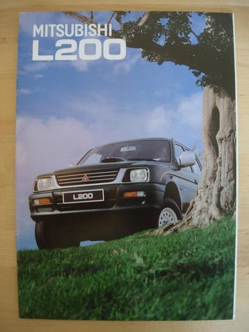 Mitsubishi L200 Pick-Up Brochure 1996 – Pickup L-200 beschikbaar voor biedingen