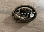 Vintage Broche van Ermani Bulatti, Ophalen, Brons, 4 tot 7 cm, Gebruikt