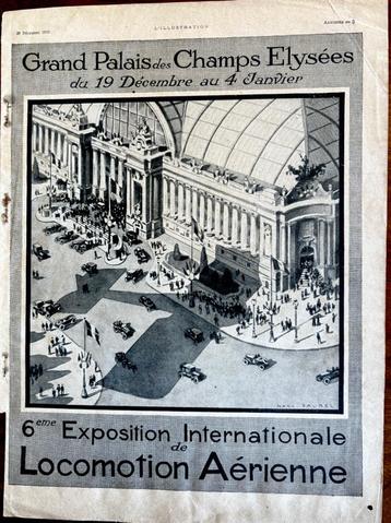 Grand Palais 1919. Luchtvaarttentoonstelling. Poster / Adv.  beschikbaar voor biedingen