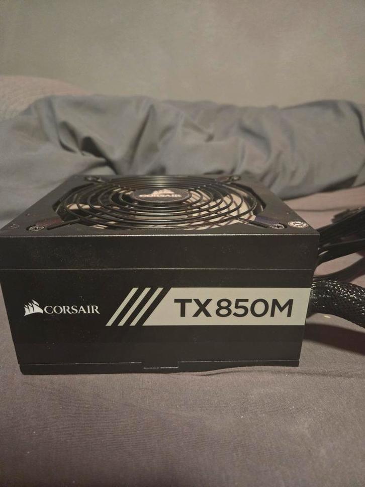 Corsair TX850M Voeding - 850W, Computers en Software, Interne voedingen, Gebruikt, Ophalen of Verzenden