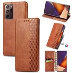 Galaxy Note 20 Ultra Luxe PU Lederen Wallet Case Set _ Bruin, Verzenden, Nieuw, Overige modellen, Hoesje of Tasje