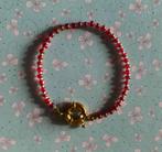 Zelfgemaakt armbandje, Ophalen of Verzenden, Nieuw, Met bedels of kralen