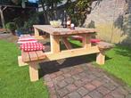 extra robuuste picknicktafel van Douglas hout duurzaam, Ophalen, Nieuw, Rechthoekig, Hout