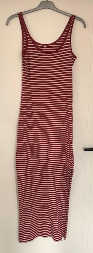 Lange singlet zomer jurk, maat Small. zgan (R20), Kleding | Dames, Jurken, Zo goed als nieuw, Maat 36 (S), Rood, Onder de knie
