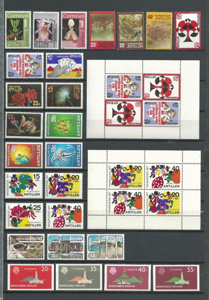 Nederlandse Antillen 1977, Complete jaargang, Postfris., Postzegels en Munten, Postzegels | Nederlandse Antillen en Aruba, Postfris