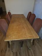 Eethoek met 6 stoelen, Huis en Inrichting, Complete eetkamers, Ophalen, Zo goed als nieuw, 4 tot 6 stoelen