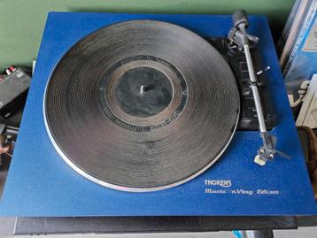 Te koop: Thorens Music on Vinyl Edition Blue platenspeler beschikbaar voor biedingen