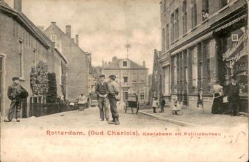 Rotterdam Oud-Charlois Kaatsbaan Politiebureau 1904 TOPKAART beschikbaar voor biedingen