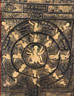 Tibetaanse thangka met veel Boeddha’s, Antiek en Kunst, Ophalen of Verzenden