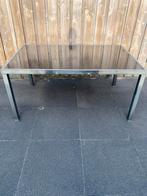 Tuin tafel met glasplaat, Tuin en Terras, Tuintafels, Ophalen, Gebruikt