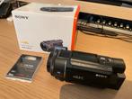 Sony FDR-AX53 4K Camcorder - Topstaat!, 20x of meer, Ophalen of Verzenden, Zo goed als nieuw, Sony