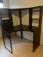 Micke Hoekbureau, Zwart, Huis en Inrichting, Ophalen, Gebruikt