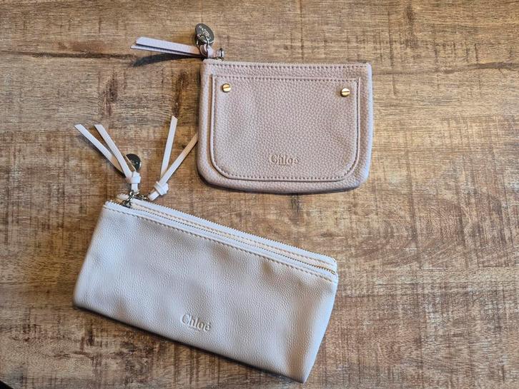 Chloe Toilettasjes - Set van 2, Sieraden, Tassen en Uiterlijk, Portemonnees, Zo goed als nieuw, Overige merken, Roze, Ophalen of Verzenden