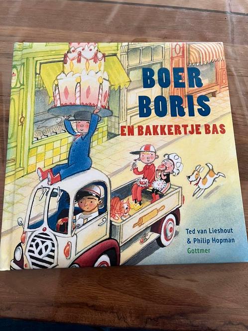 Ted van Lieshout - Boer Boris en bakkertje Bas, Boeken, Prentenboeken en Plaatjesalbums, Zo goed als nieuw, Ophalen