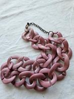 Retro kunststof ketting, Ophalen of Verzenden, Gebruikt, Kunststof