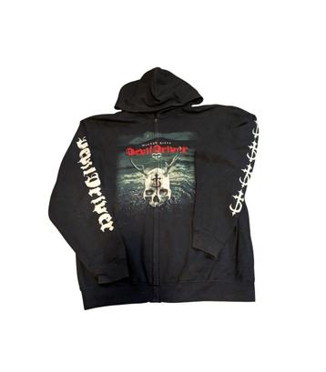 2000s Devil driver "Winter kills" graphic skull Hoodie beschikbaar voor biedingen