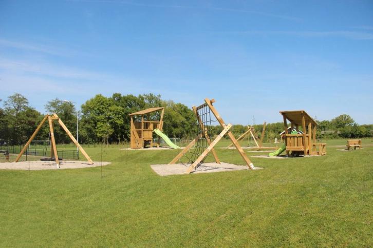 Schoolplein, Camping, Vakantiepark Speeltoestel en Schommel, Kinderen en Baby's, Speelgoed | Buiten | Speeltoestellen, Nieuw, Glijbaan