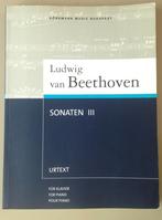 Beethoven Sonaten III urtext, Klassiek, Nieuw, Ophalen of Verzenden, Artiest of Componist