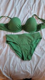 Groene Bikini met goudstreepje, Kleding | Dames, Badmode en Zwemkleding, Ophalen of Verzenden, Bikini, Gedragen, Groen