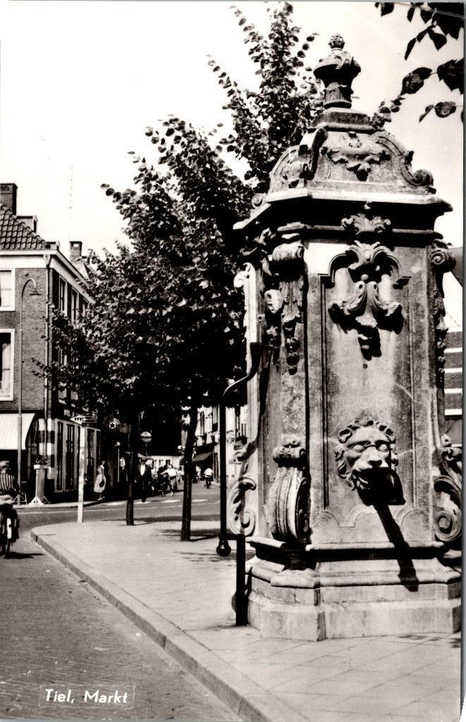Tiel - Markt, Verzenden, 1940 tot 1960, Ongelopen, Gelderland