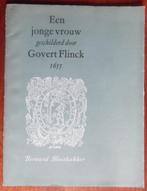 Govert Flinck - Een jonge vrouw - Bernard Houthakker - 1986, Boeken, Gelezen, Ophalen of Verzenden, Schilder- en Tekenkunst