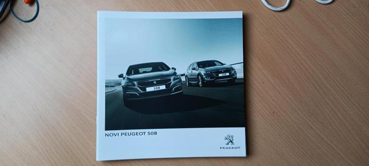 Peugeot 508 facelift brochure sept 2014 Slovenië, Boeken, Auto's | Folders en Tijdschriften, Zo goed als nieuw, Peugeot, Verzenden