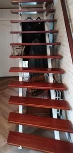 hard houten traptreden voor open of dichte trap n verdieping, Doe-het-zelf en Verbouw, Ladders en Trappen, 2 tot 4 meter, Gebruikt