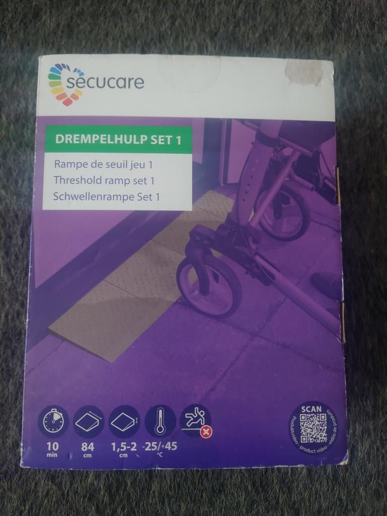 Drempelhulp set 1 Secucare, Diversen, Verpleegmiddelen, Ophalen of Verzenden, Nieuw
