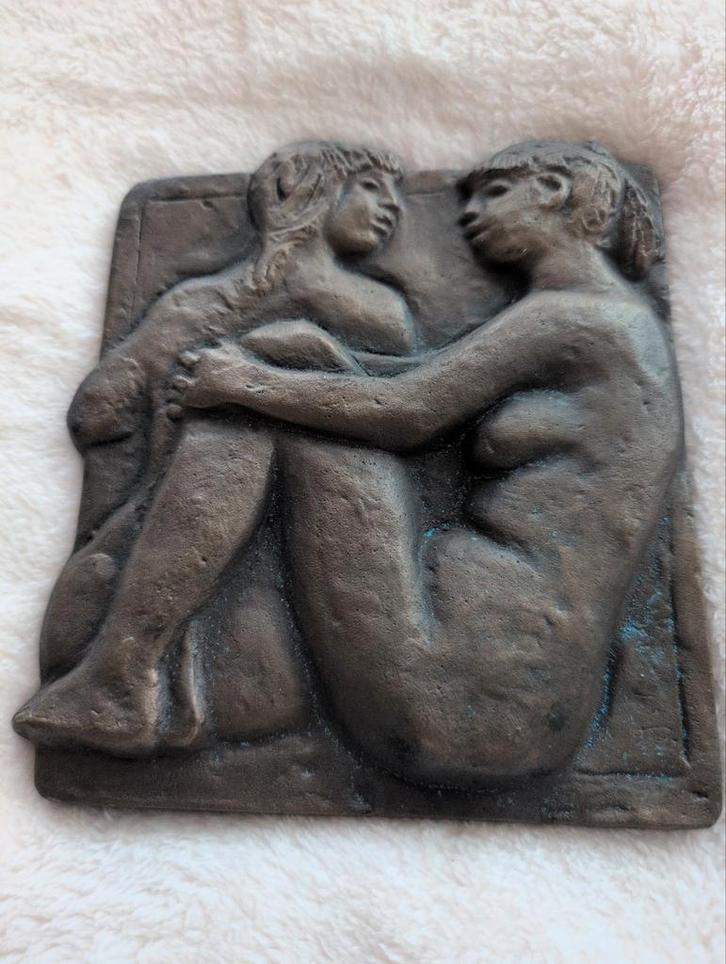 Thompson Siegel 1977 Bronzen Plaquette, Antiek en Kunst, Kunst | Beelden en Houtsnijwerken, Ophalen of Verzenden
