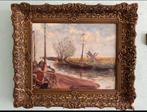 prachtige schilderij gesigneerd met CK, Antiek en Kunst, Ophalen of Verzenden