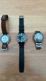 Citizen, Omega Swatch horloges, Gebruikt, Staal, Ophalen of Verzenden, Polshorloge
