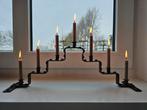 Zweedse smeedijzeren kaarsenhouder/ kandelaar, Ophalen of Verzenden