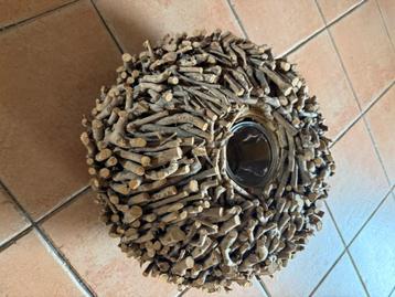 Teakhouten decoratie beschikbaar voor biedingen