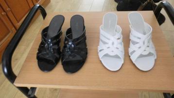 2 PAAR GLOEDNIEUWE SCHOENEN beschikbaar voor biedingen