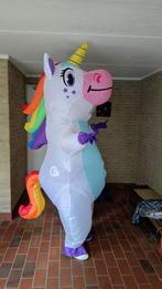 ZelfOpblaasbare unicornpak volwassenen, Hobby en Vrije tijd, Feestartikelen | Verhuur, Ophalen, Zo goed als nieuw, Carnaval