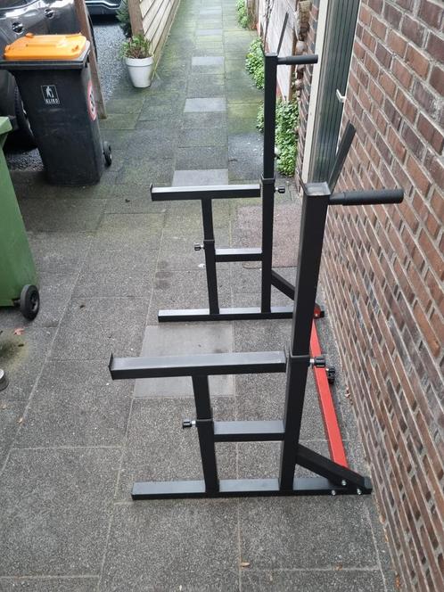 Multi Squat Rack / Benchpress | GorillaSports, Sport en Fitness, Fitnessapparatuur, Zo goed als nieuw, Krachtstation, Ophalen