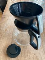 Mellita glazen koffiekan en filterhouder, Witgoed en Apparatuur, Koffiezetapparaten, Ophalen, Zo goed als nieuw