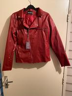 Imitatieleren jas M nieuw, Ophalen of Verzenden, Nieuw, Maat 38/40 (M), Rood