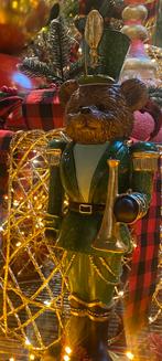 Beertje kerst met trompet 33 cm, Ophalen of Verzenden, Nieuw