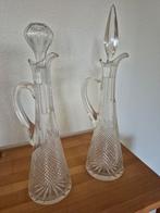 2 kristallen  (WIJN)KARAFFEN, Ophalen of Verzenden
