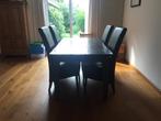 Tafel met 4 stoelen, Gebruikt, Ophalen of Verzenden