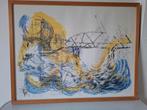 Zeefdruk 'De Ochtend' van Anna Ramsair, Antiek en Kunst, Kunst | Litho's en Zeefdrukken, Ophalen