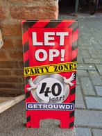 Feest bordjes 40 jaar getrouwd - 3 stuks, Hobby en Vrije tijd, Feestartikelen, Ophalen, Zo goed als nieuw, Versiering, Geboorte of Huwelijk